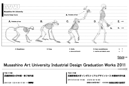 武蔵野美術大学工芸工業デザイン学科　インダストリアルデザインコース　卒業制作展学外展