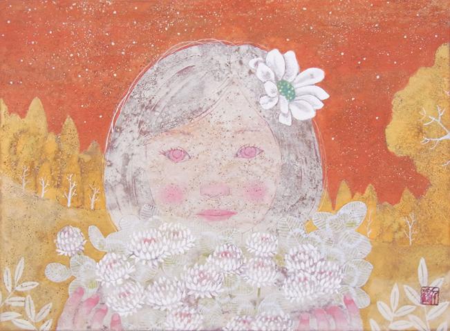 阿部千鶴　日本画展