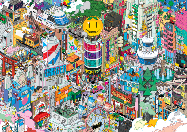 YUZU × Shibuya Pixel Art 『YUZUTOWN Special Exhibition』