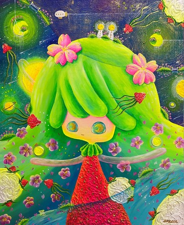 七星夢海個展「花」