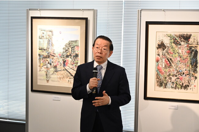 台湾を描く 藤井克之墨彩画展