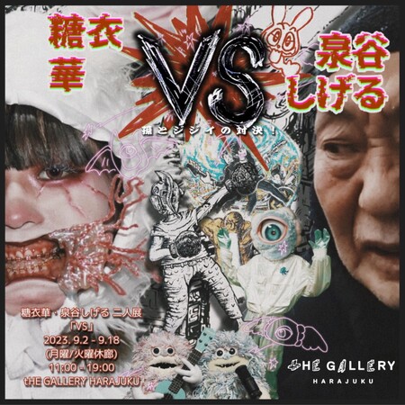 糖衣華・泉谷しげる二人展「VS