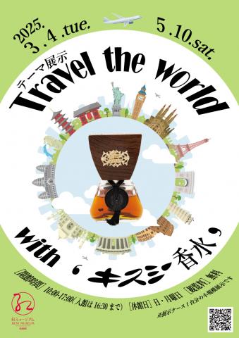 テーマ展示「Travel the World with ‘キスミー香水’」